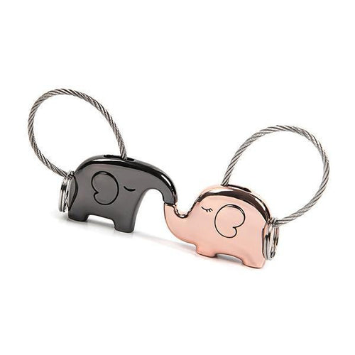 Save The Elephant Love Keychain Set