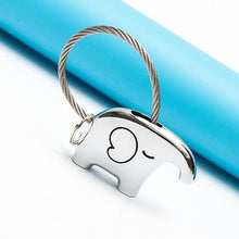 Load image into Gallery viewer, Save The Elephant Love Keychain Set