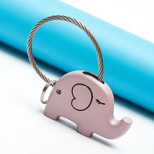 Load image into Gallery viewer, Save The Elephant Love Keychain Set