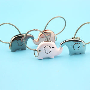 Save The Elephant Love Keychain Set