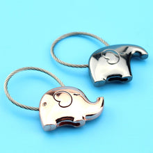 Load image into Gallery viewer, Save The Elephant Love Keychain Set